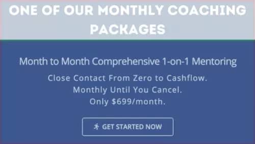 Monthly coaching packages
