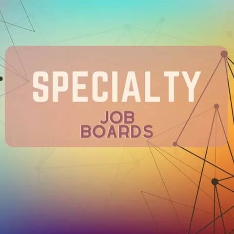 Specialty remote work job boards