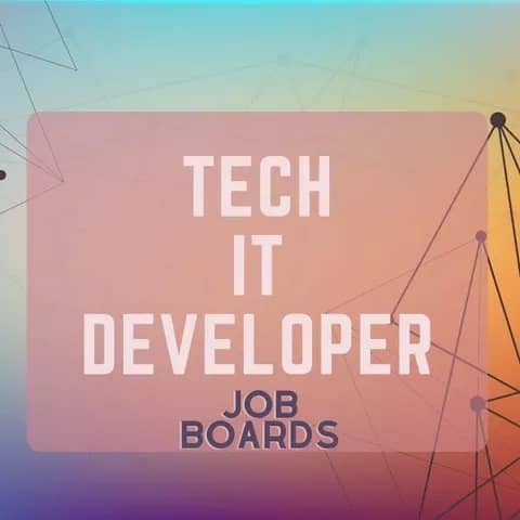 Remote job boards for IT tech and developers